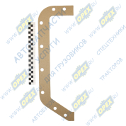 Прокладка С/Ф; L=660 S=50; 8отв.ф14, не замкнутая (серп) картера средняя Т-130